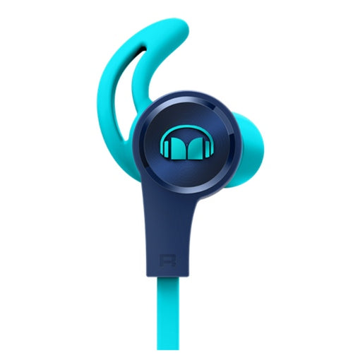 Monster iSport Achieve In Ear Headphones with Microphone Blue